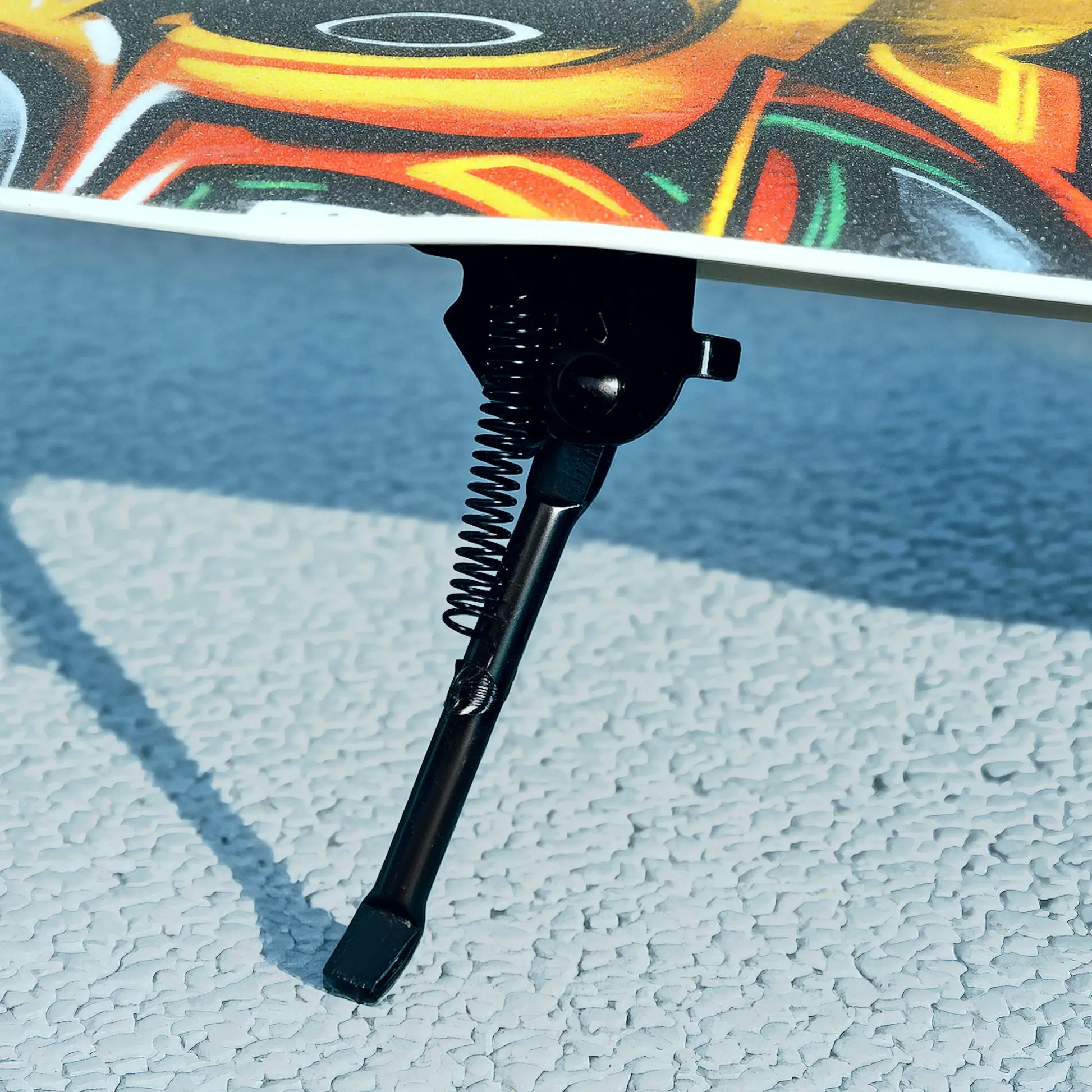 Kids Kick Scooter, Adjustable Height, Rear-Fender Brake, 200mm Wheel, Foldable, White Scooters at Gallery Canada