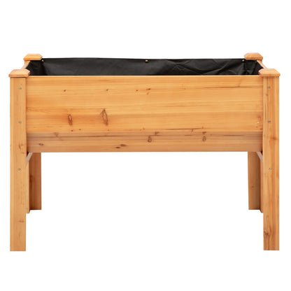 Wooden Raised Garden Stand, 48" x 24" x 32", Nature Wood Elevated Garden Beds at Gallery Canada