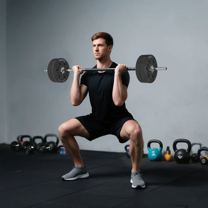 Weight Plates Set, 1-Inch Barbell, 4 x 11 lbs Dumbbells & Barbells at Gallery Canada