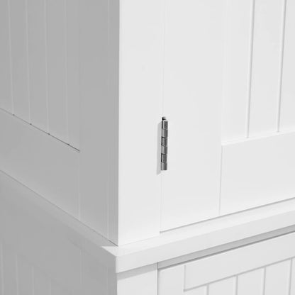 72" Kitchen Pantry, Freestanding Storage Cabinet, White Kitchen Pantry Cabinets at Gallery Canada