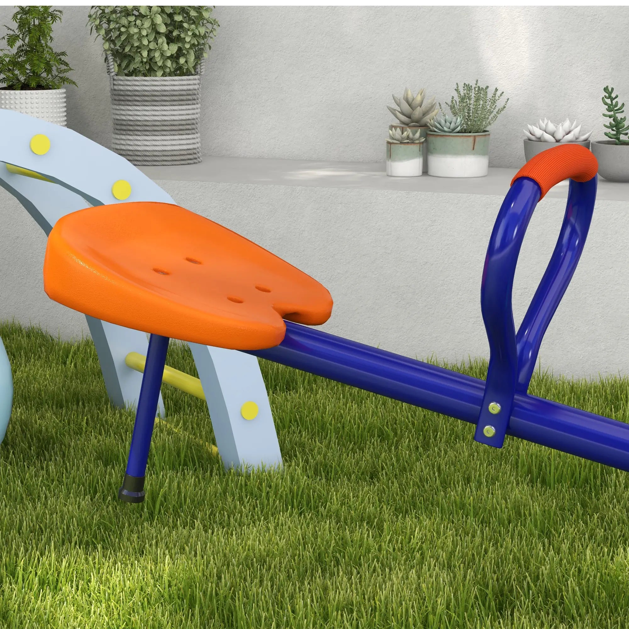 Kids Seesaw Swivel, 360 Degrees Rotating, Outdoor Playground Equipment, Multicoloured Gym Sets & Swings at Gallery Canada