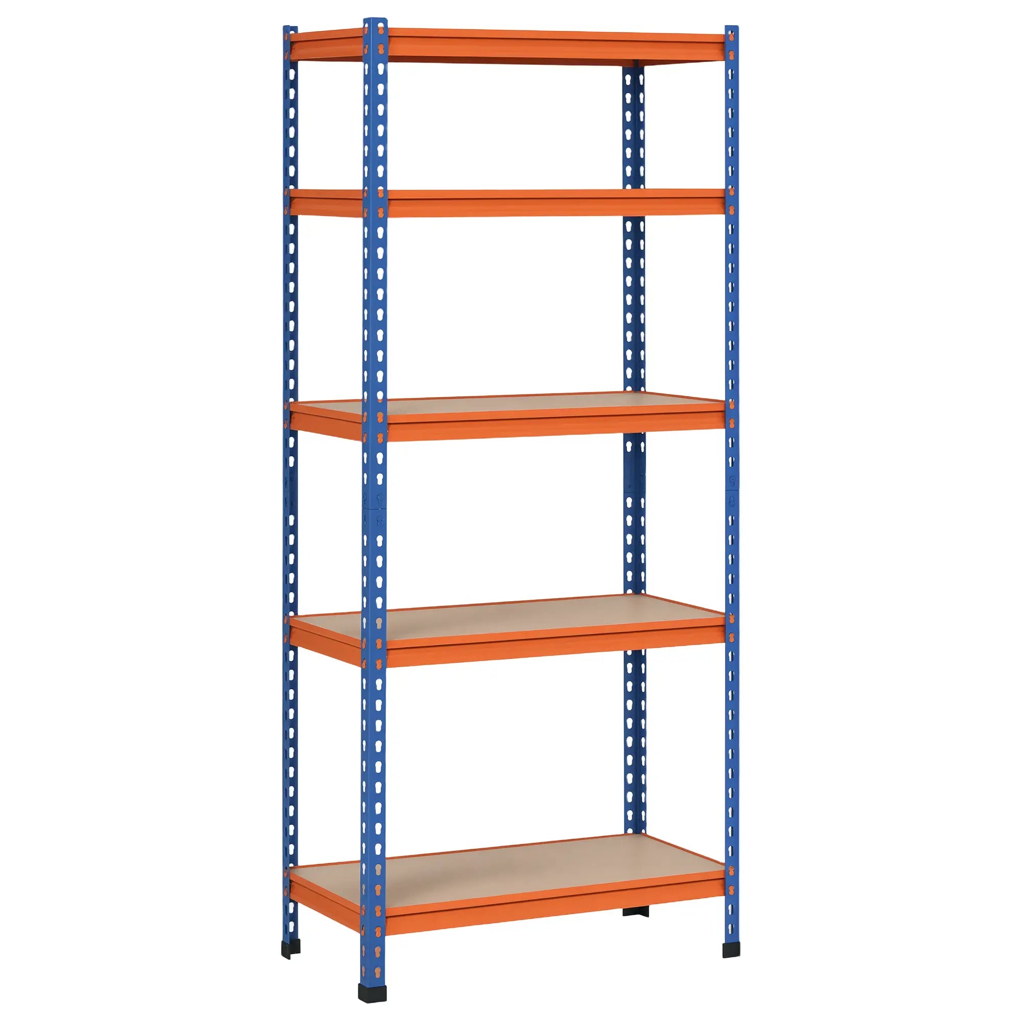 5-Tier Heavy Duty Garage Shelf, Adjustable Metal Shelving Unit, 31.5