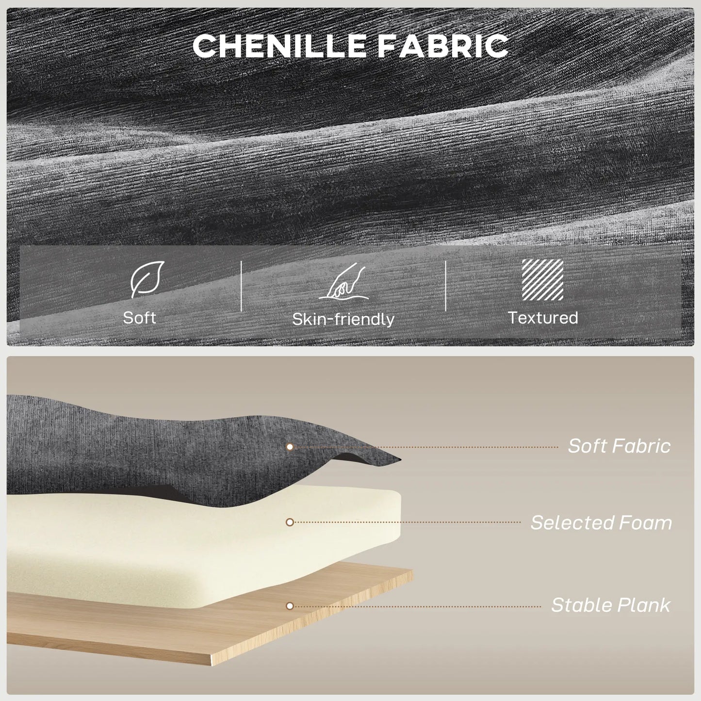 Fabric Recliner Chair, USB Ports, Swivel Rocking Footrest, Dark Grey Single Sofas at Gallery Canada