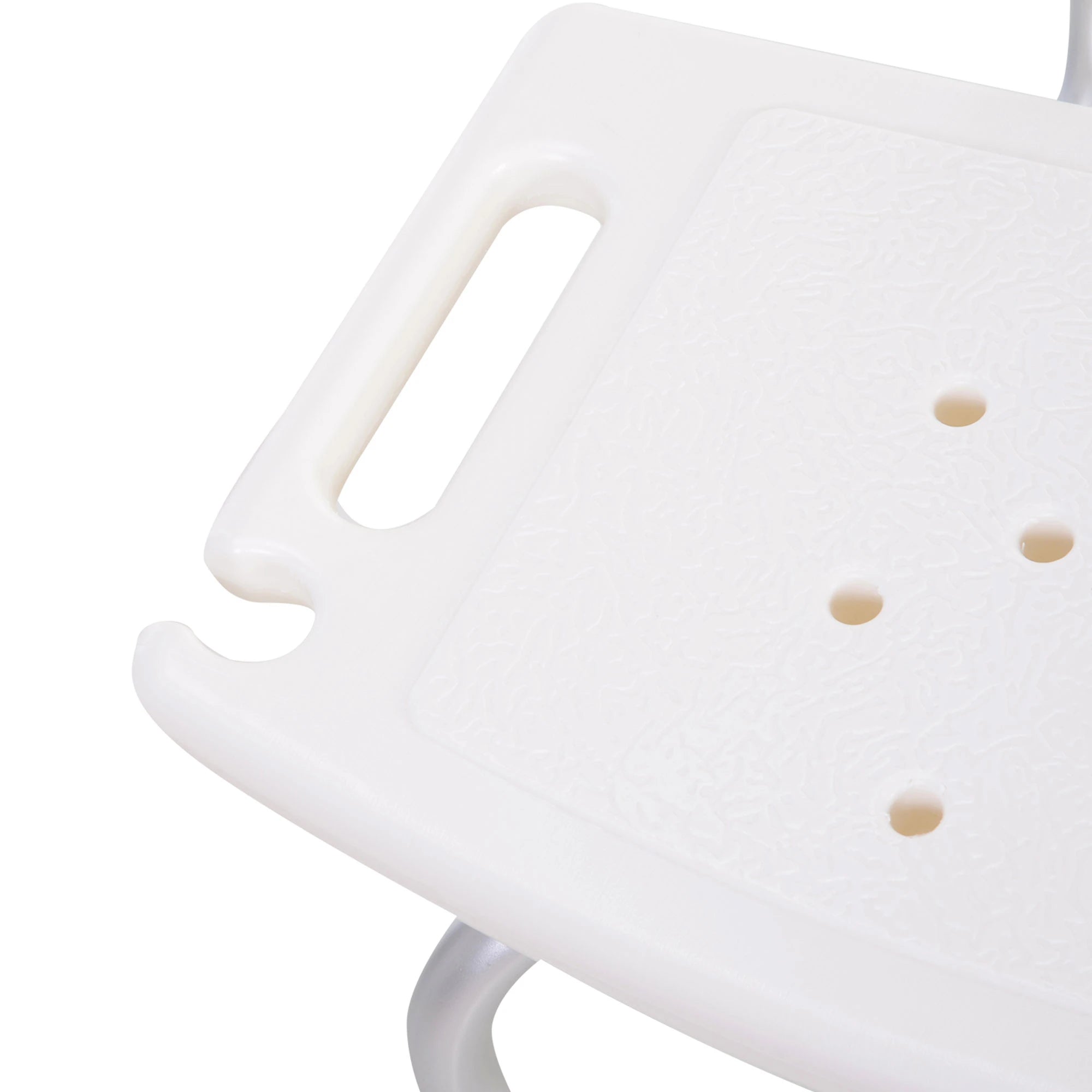 Adjustable Height Bath Chair, Non-Slip Shower Stool, White Bath Chairs at Gallery Canada