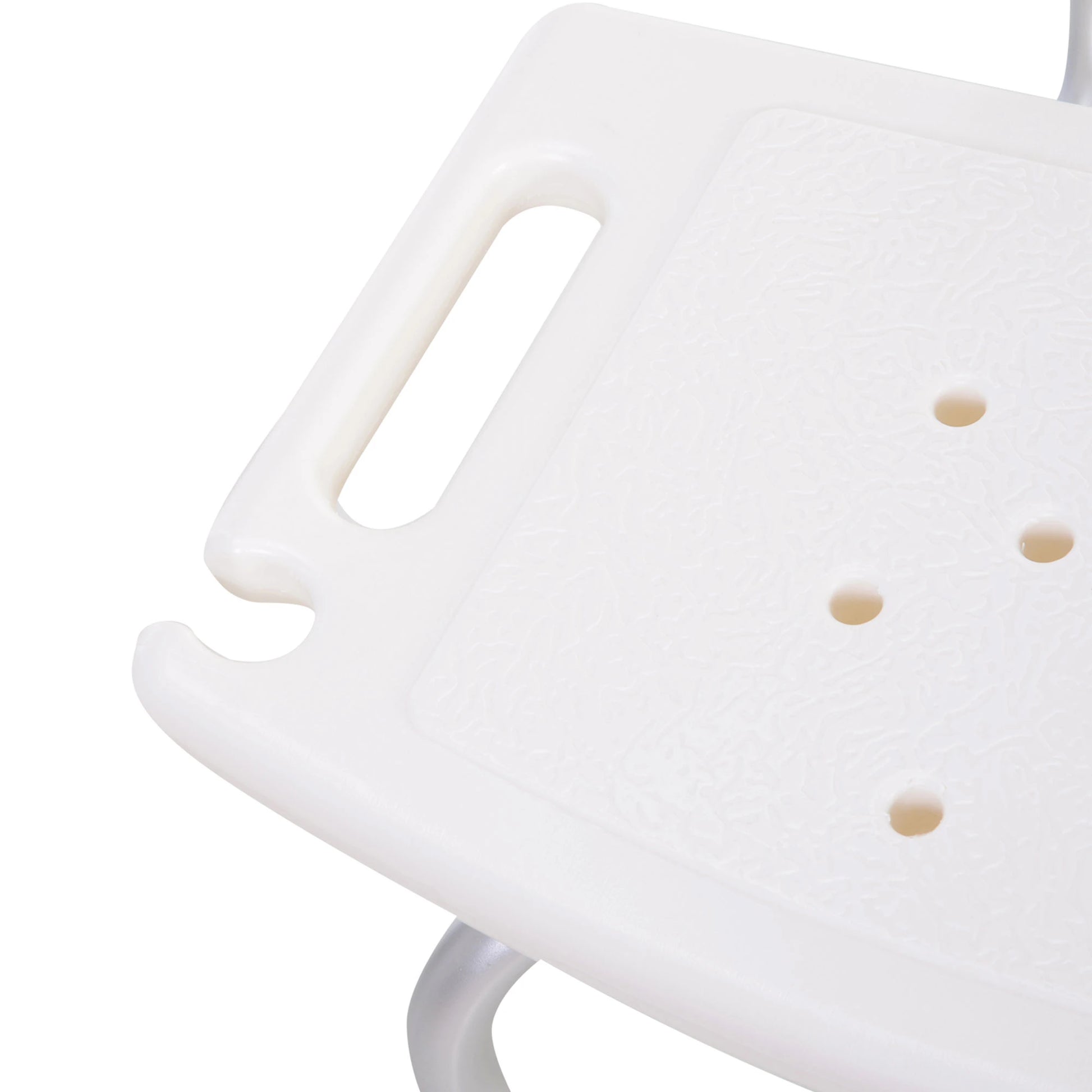Adjustable Height Bath Chair, Non-Slip Shower Stool, White Bath Chairs at Gallery Canada