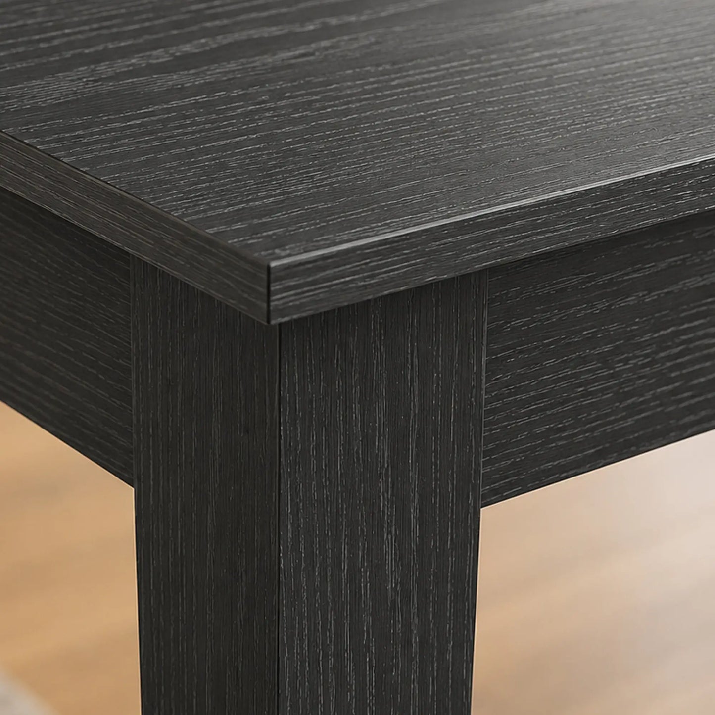 Square Dining Table for 4, 31.5" Wood Effect, Kitchen Dining Tables at Gallery Canada