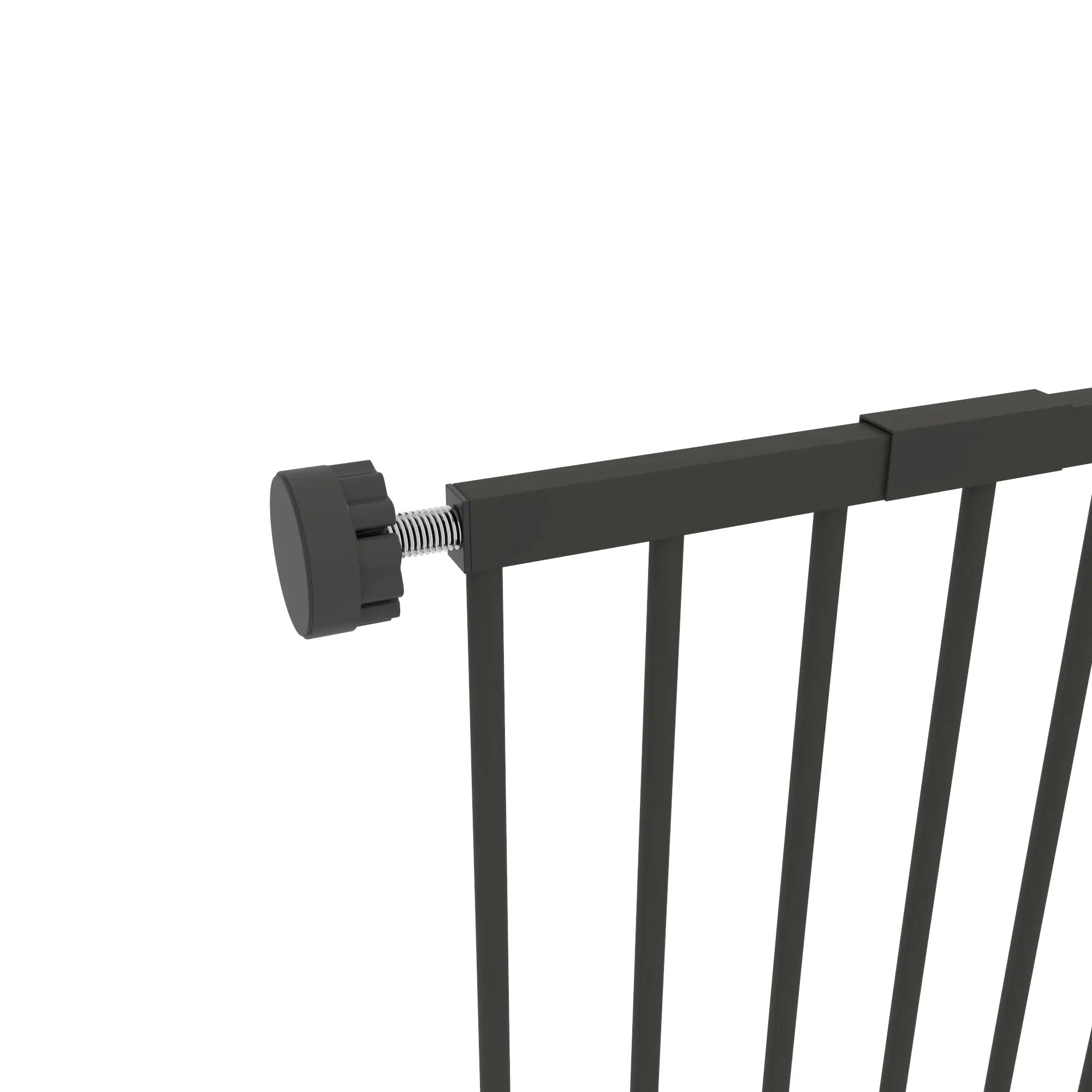 Pet Gate with Door, 30 Inch Tall, Includes Extensions Kit, Black Houses, Kennels & Pens at Gallery Canada