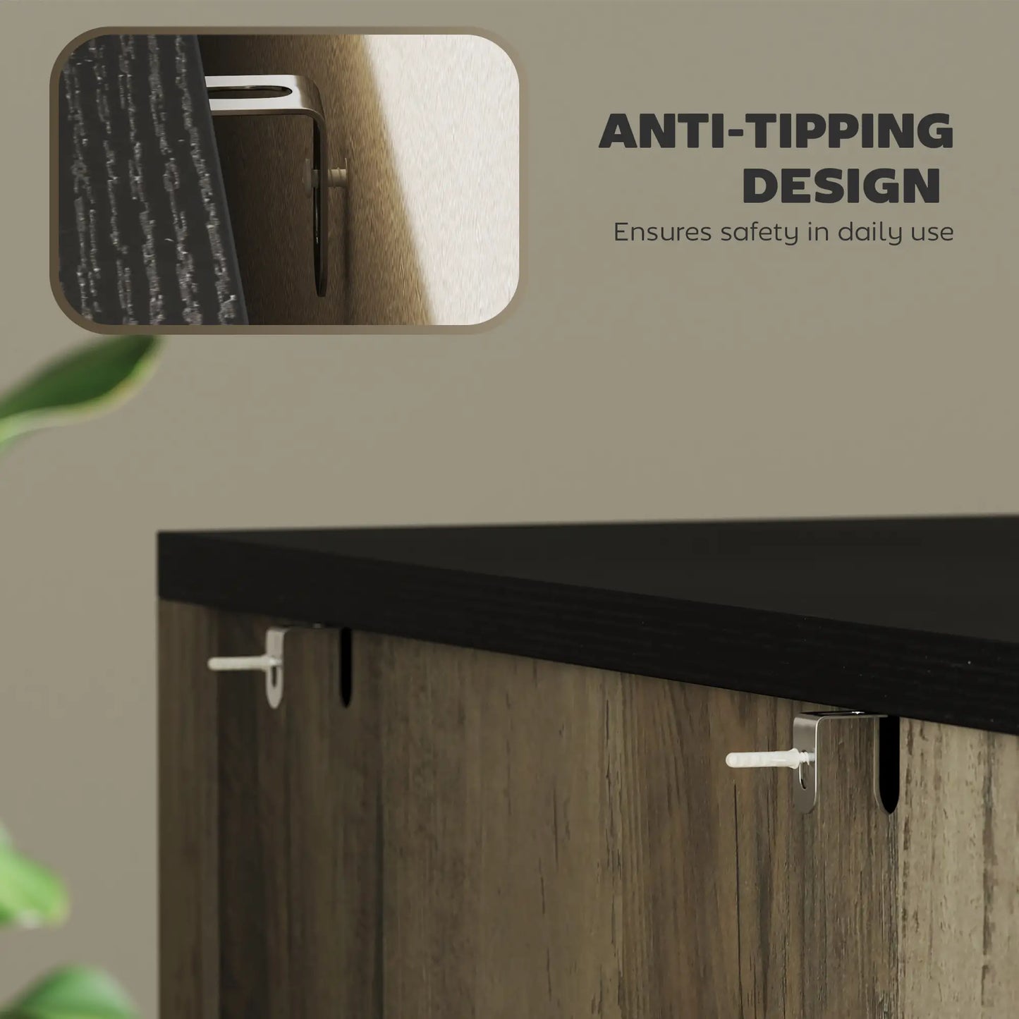 3 Drawer Filing Cabinet, Farmhouse Office Storage, Adjustable Hanging Bars, Grey Office Cabinets & Cupboards at Gallery Canada