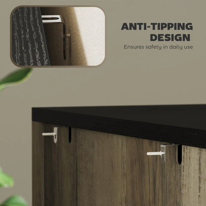 3 Drawer Filing Cabinet, Farmhouse Office Storage, Adjustable Hanging Bars, Grey Office Cabinets & Cupboards at Gallery Canada