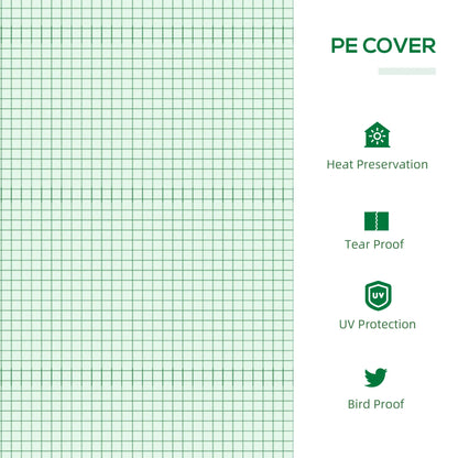 Serre tunnel portable mini, 71" x 24" x 24", Vert