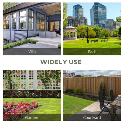 Steel Garden Bench, 2-Person Patio Loveseat, Black Outdoor Benches at Gallery Canada