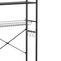 3-Tier Over-the-Toilet Storage Shelf, Adjustable, Black