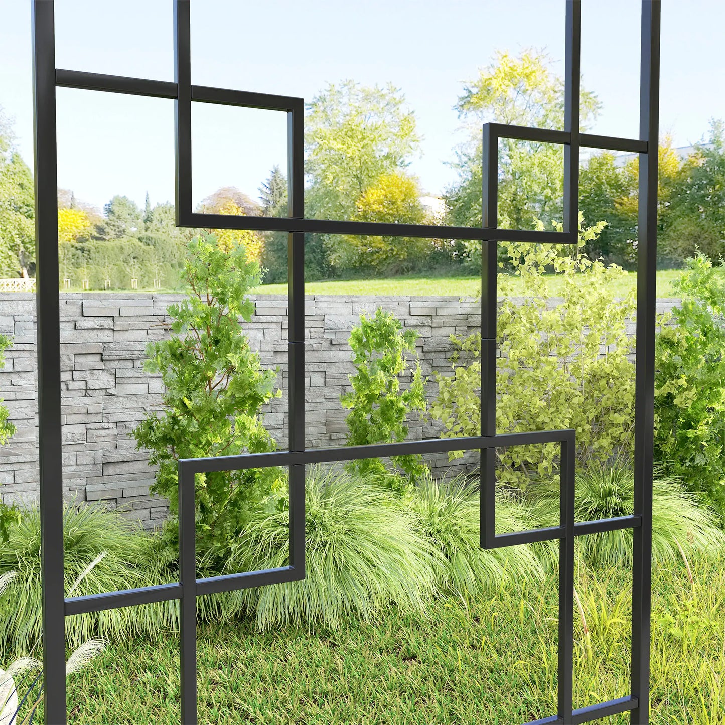 4 Pack Garden Trellis, Metal Grid Panels for Climbing Plants, 72" Tall Plant Stands at Gallery Canada