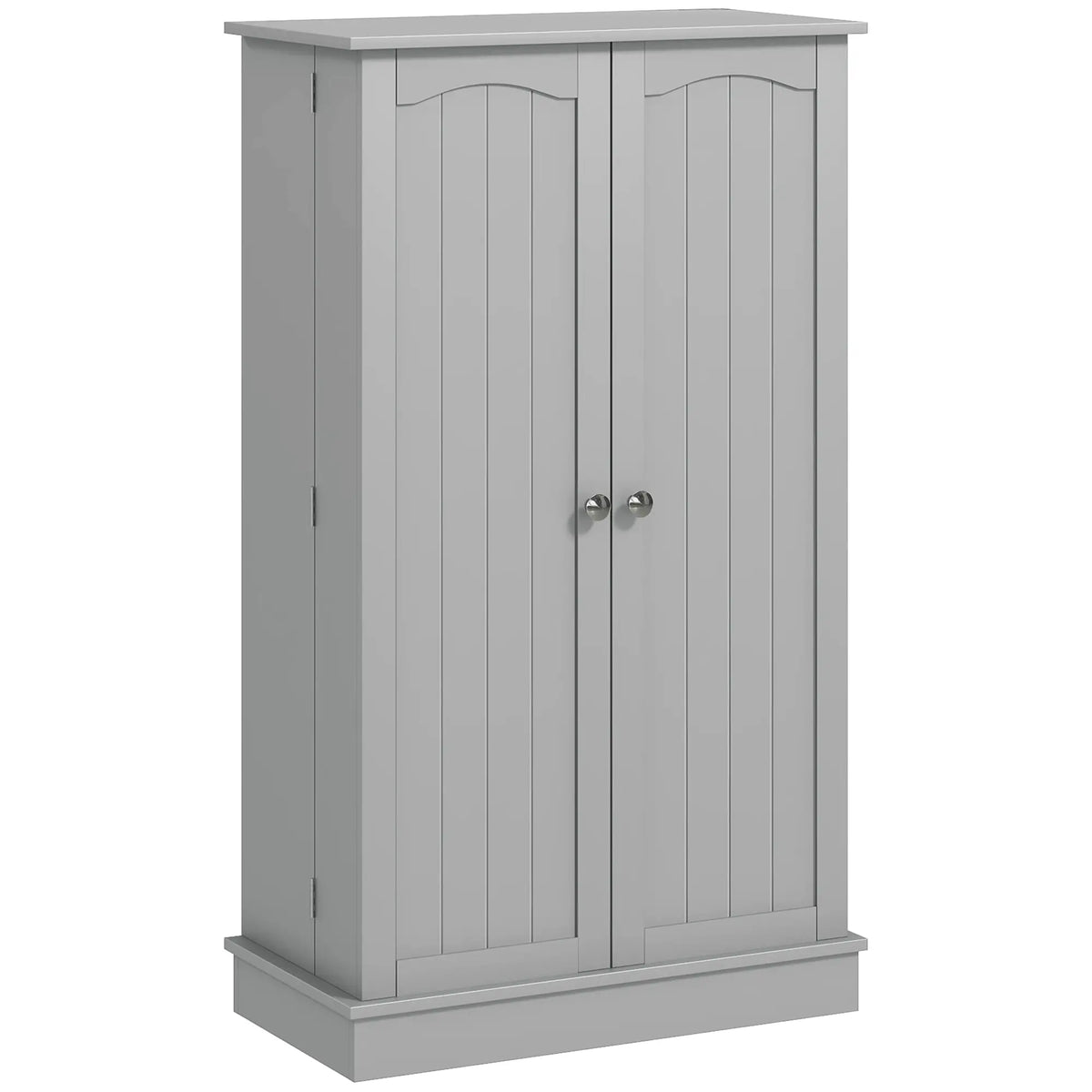 41 Storage Cabinet, 2-Door Kitchen Pantry, 5-Tier Shelving, Grey Kitchen Pantry Cabinets Grey at Gallery Canada