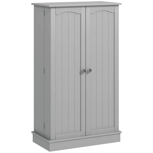 41 Storage Cabinet, 2-Door Kitchen Pantry, 5-Tier Shelving, Grey Kitchen Pantry Cabinets Grey at Gallery Canada