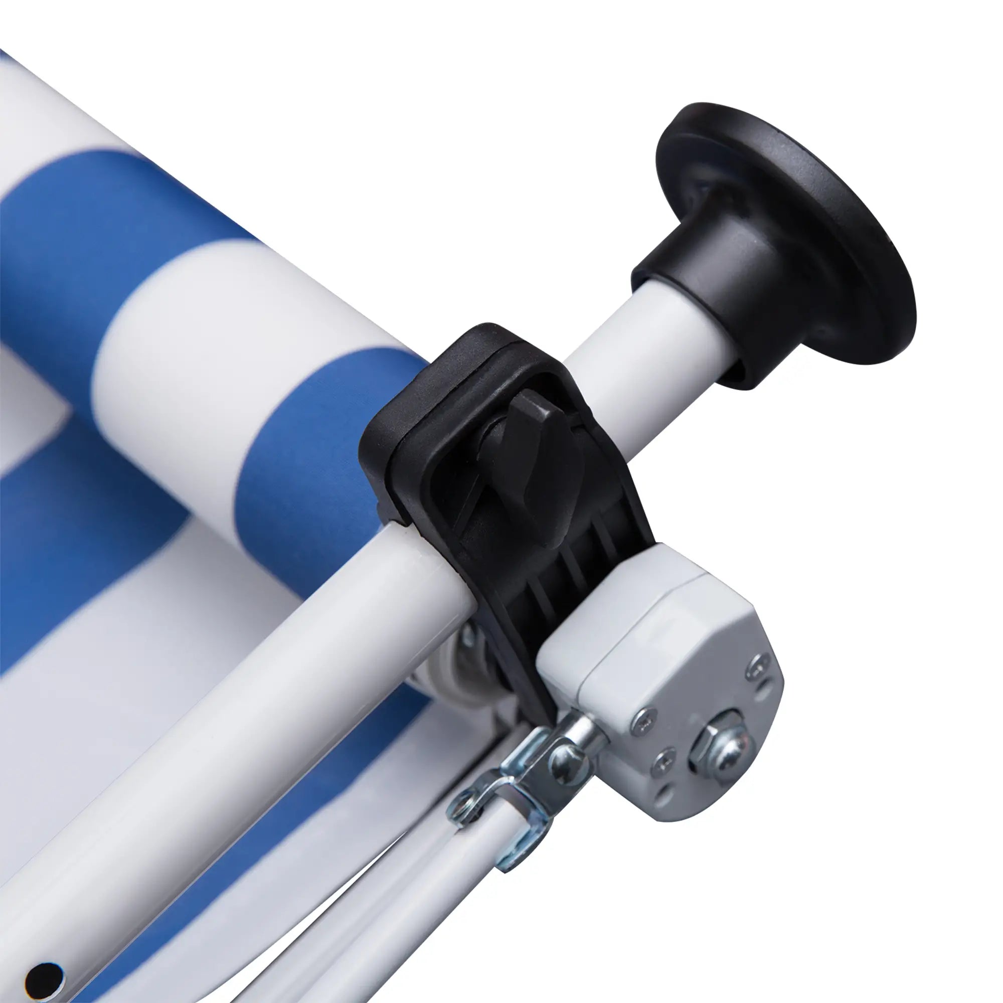 10x5ft Manual Retractable Awning, Patio Sun Shade, Water Resistant, Blue Door Awnings at Gallery Canada