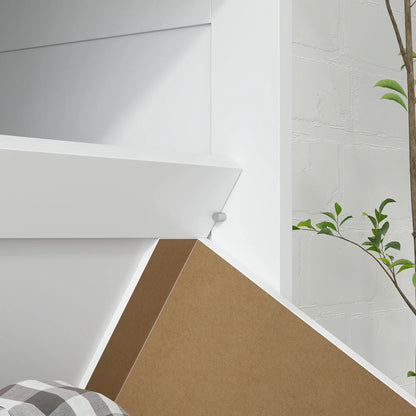 Tilt Out Laundry Cabinet, 2 Baskets, 2 Louvered Doors, White Bathroom Cabinets at Gallery Canada