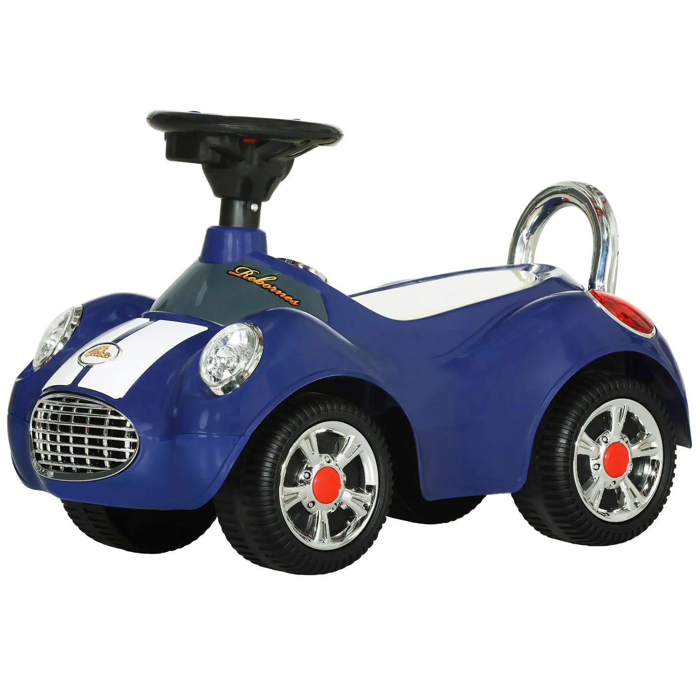 Baby Push Car, Music Horn Light, Dark Blue Push Cars for Toddlers Dark Blue at Gallery Canada