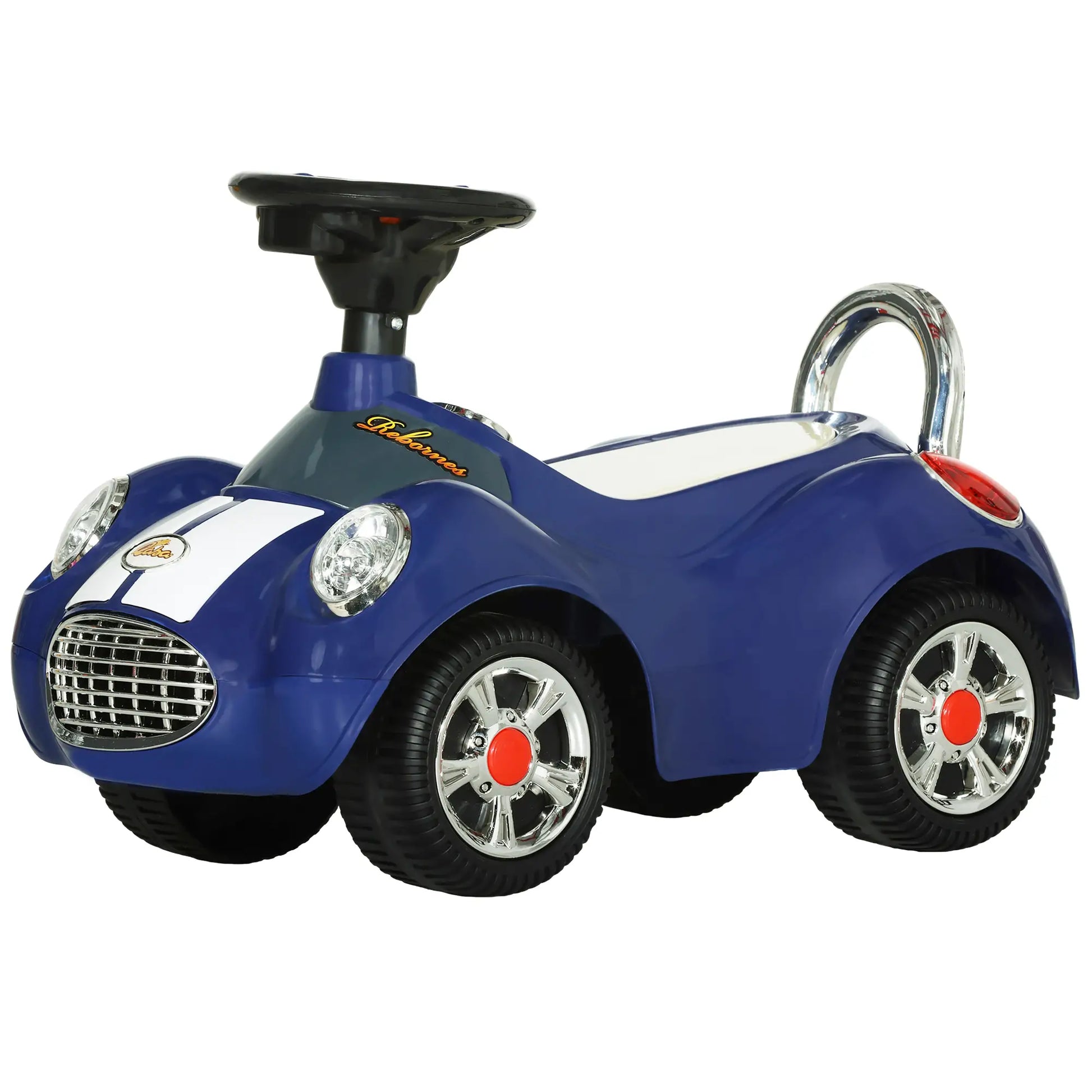 Baby Push Car, Music Horn Light, Dark Blue Push Cars for Toddlers Dark Blue at Gallery Canada