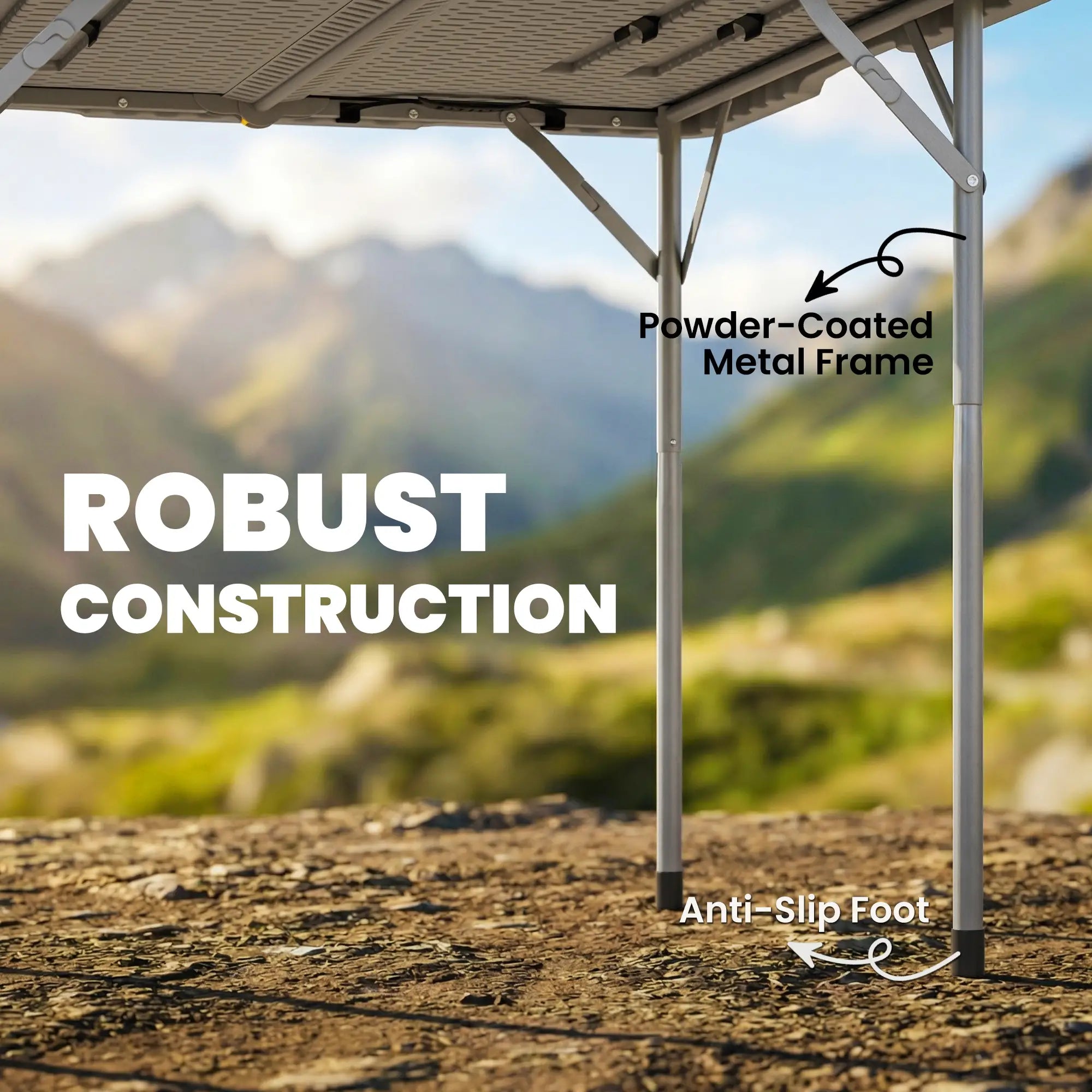 Folding Picnic Table, Heavy Duty Camping Table 34