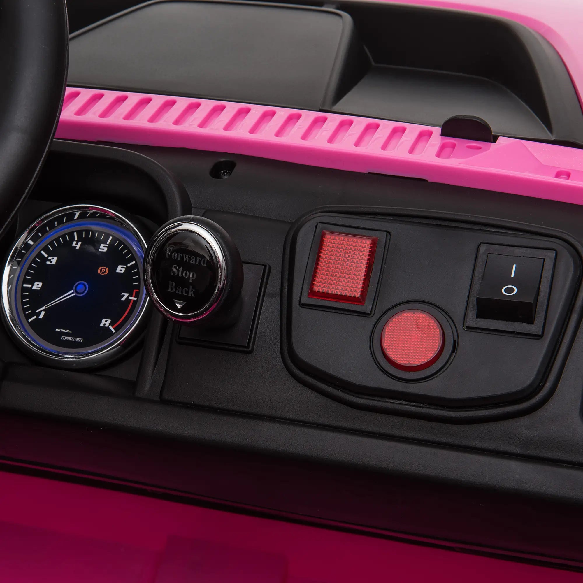 2-Seater Kids Police Car, 12V 7AH Remote Control, Pink Electric Toy Cars at Gallery Canada