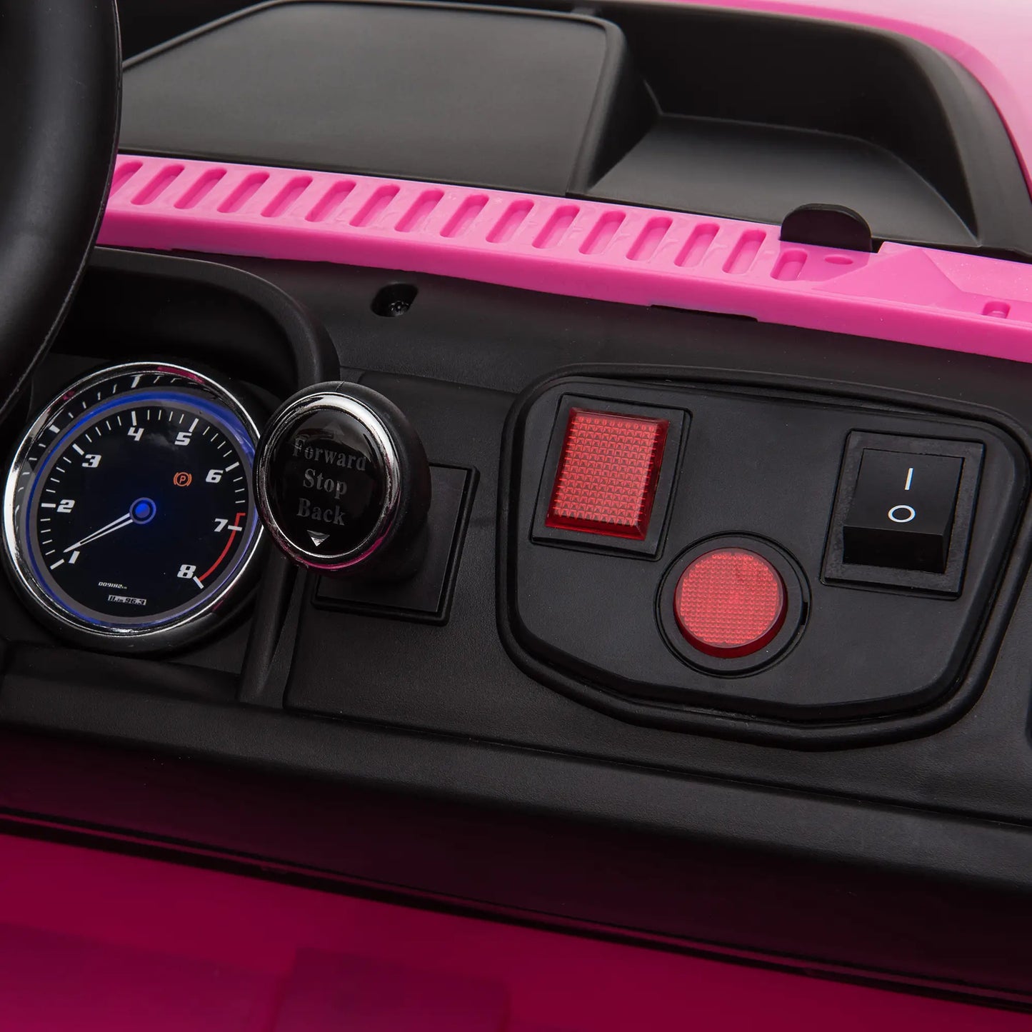 2-Seater Kids Police Car, 12V 7AH Remote Control, Pink Electric Toy Cars at Gallery Canada