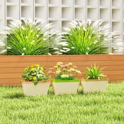 Self Watering Flower Pots, 10.5 Inch Planter Box With Water Level Indicator Garden Accessories at Gallery Canada
