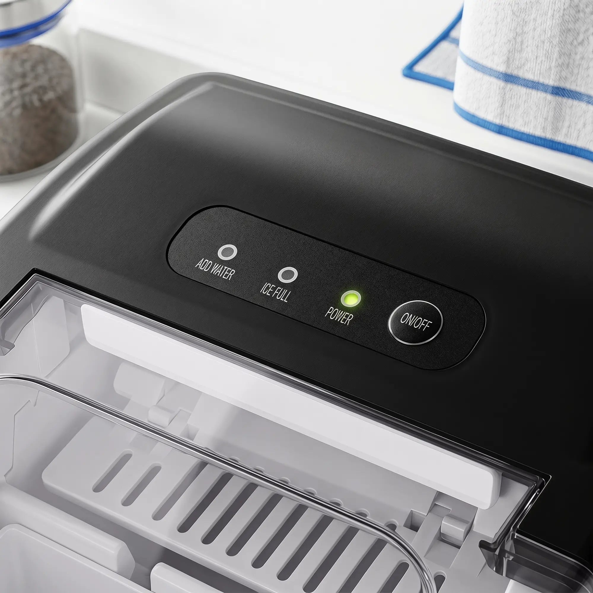 Portable Ice Maker, Self Cleaning, 26lbs/24Hrs, Black Small Kitchen Appliances at Gallery Canada
