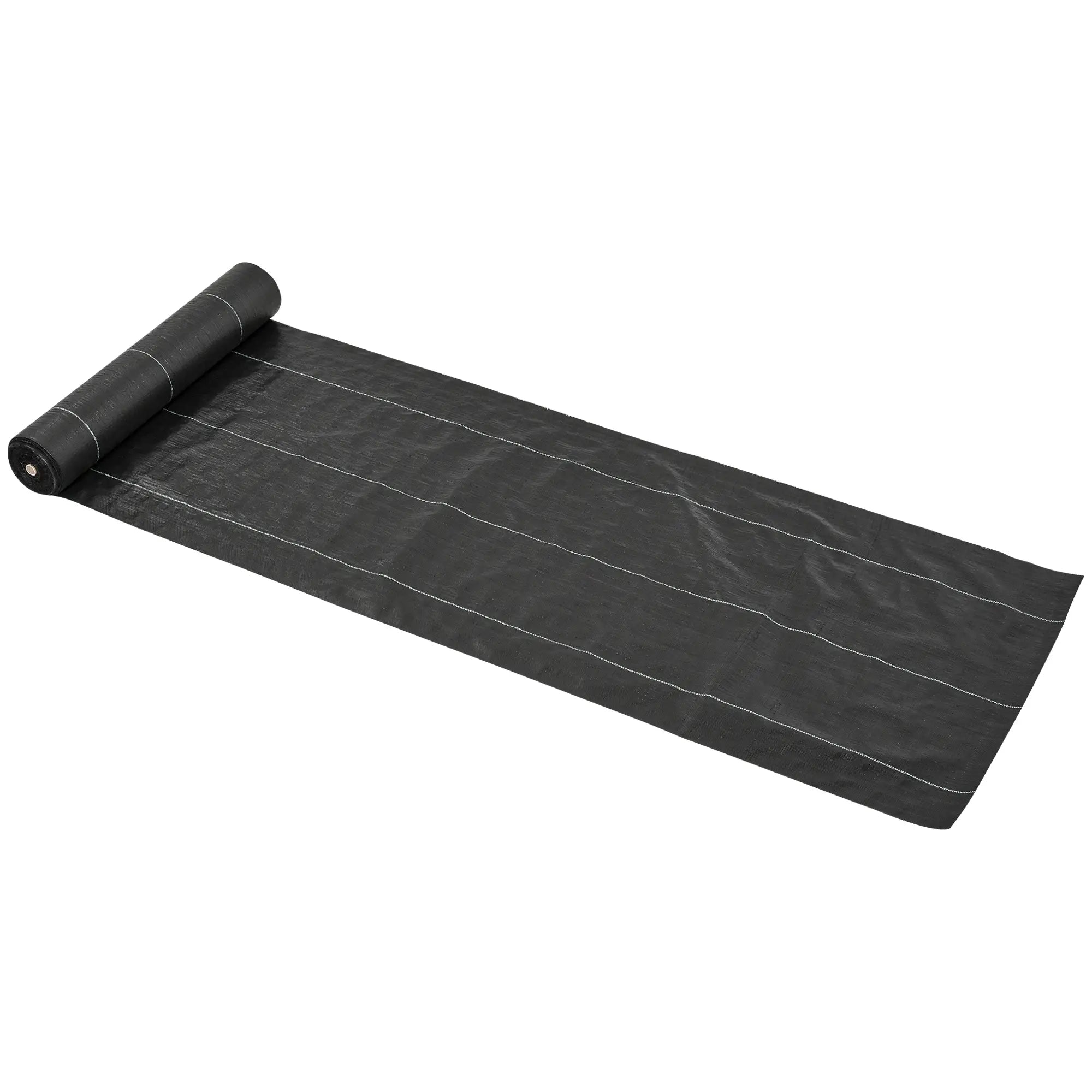 3ftx300ft Landscape Fabric, 4.6OZ Premium Weed Barrier, Durable Weed Block Mat Weed Barrier Fabrics Black at Gallery Canada