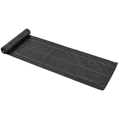 3ftx300ft Landscape Fabric, 4.6OZ Premium Weed Barrier, Durable Weed Block Mat Weed Barrier Fabrics Black at Gallery Canada