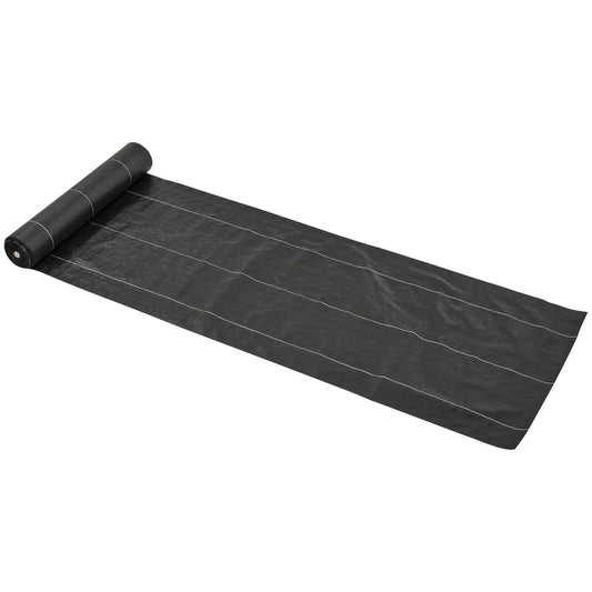 3ftx300ft Landscape Fabric, 4.6OZ Premium Weed Barrier, Durable Weed Block Mat Weed Barrier Fabrics Black at Gallery Canada