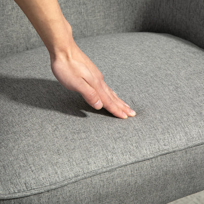 Modern Fabric Armchair, Metal Legs, Living Room, Bedroom, Home Office, Grey Sofas & Reclining Chairs at Gallery Canada