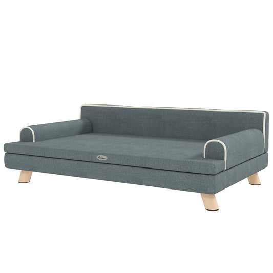 Elevated Dog Sofa Bed, Medium & Large, Dark Grey Dog Sofas Dark Grey at Gallery Canada