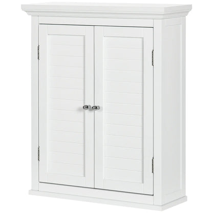 Over Toilet Storage Cabinet, Adjustable Shelf, White Wall Mounted Cabinets at Gallery Canada