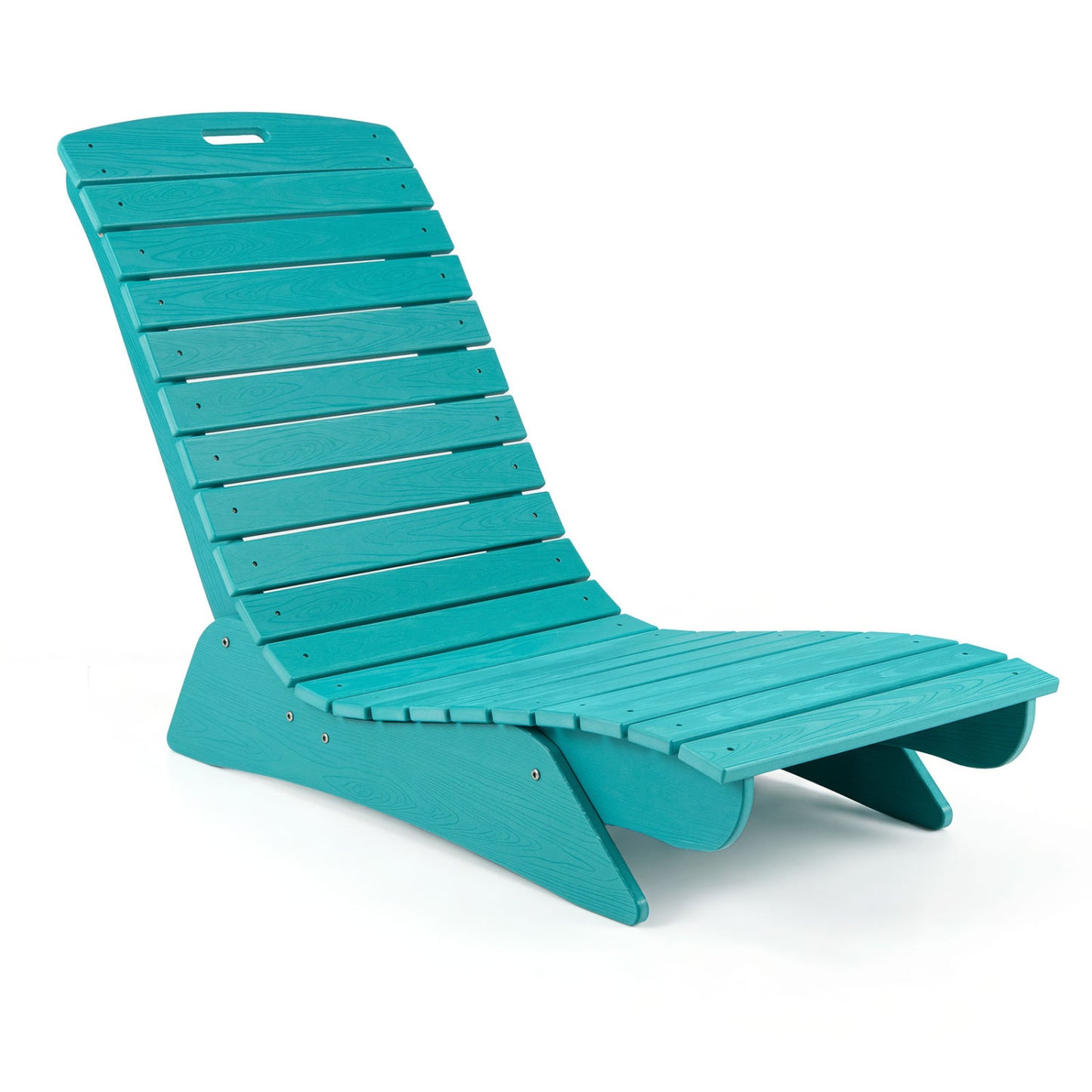 Transat d'extérieur, résistant à la décoloration, profilé, turquoise