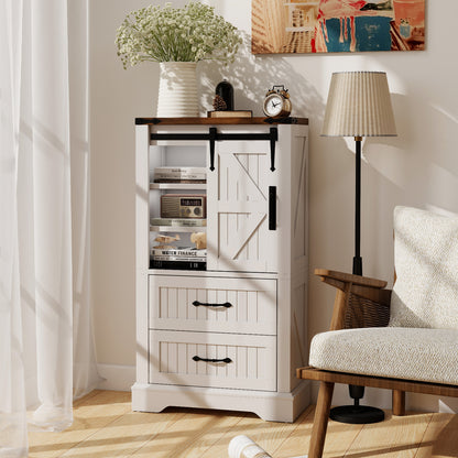 Farmhouse Bathroom Floor Cabinet Freestanding Wooden Storage Organizer, White Floor Cabinets at Gallery Canada