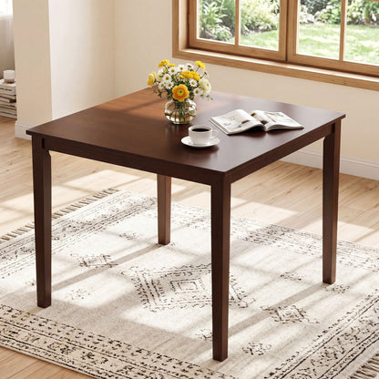 Farmhouse Dining Table, 35" Square, Walnut Dining Tables at Gallery Canada