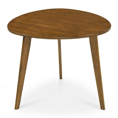 Farmhouse Wooden Round Dining Table for 4, Walnut Dining Tables at Gallery Canada