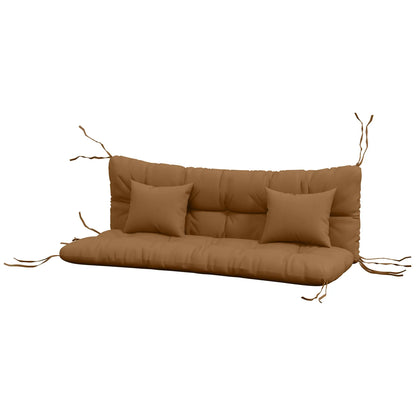 4-Piece Patio Chair Cushion Set, Back and Seat Pillows, Tan Patio Chair Cushions Tan at Gallery Canada