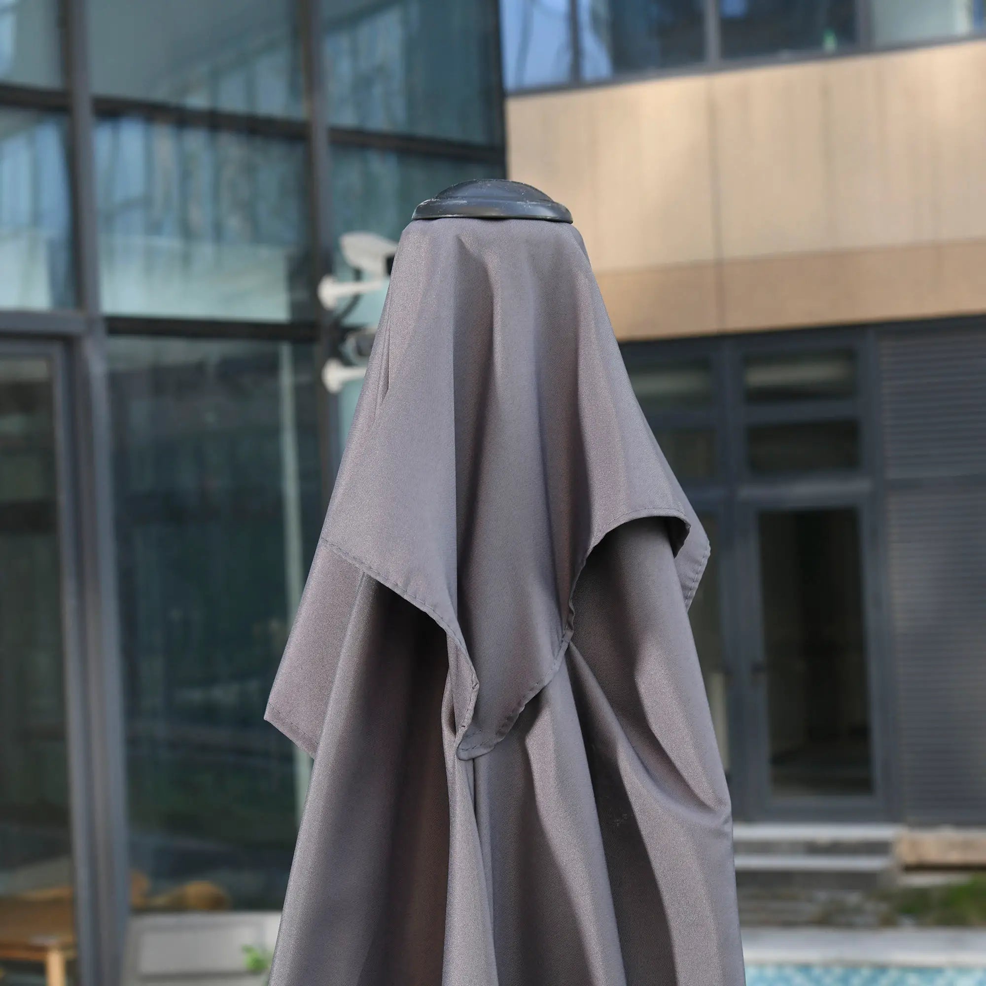 8ft Half Round Umbrella, Outdoor Patio Sun Shade, 5 Ribs Sun Umbrellas at Gallery Canada