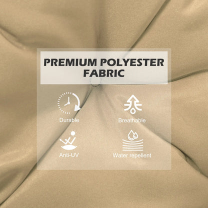 Set of 2 Garden Chair Cushions Seat Pad with Backrest for Sunbeds, Rocking Chairs, Loungers, Outdoor &; Indoor Use Patio Chair Cushions at Gallery Canada