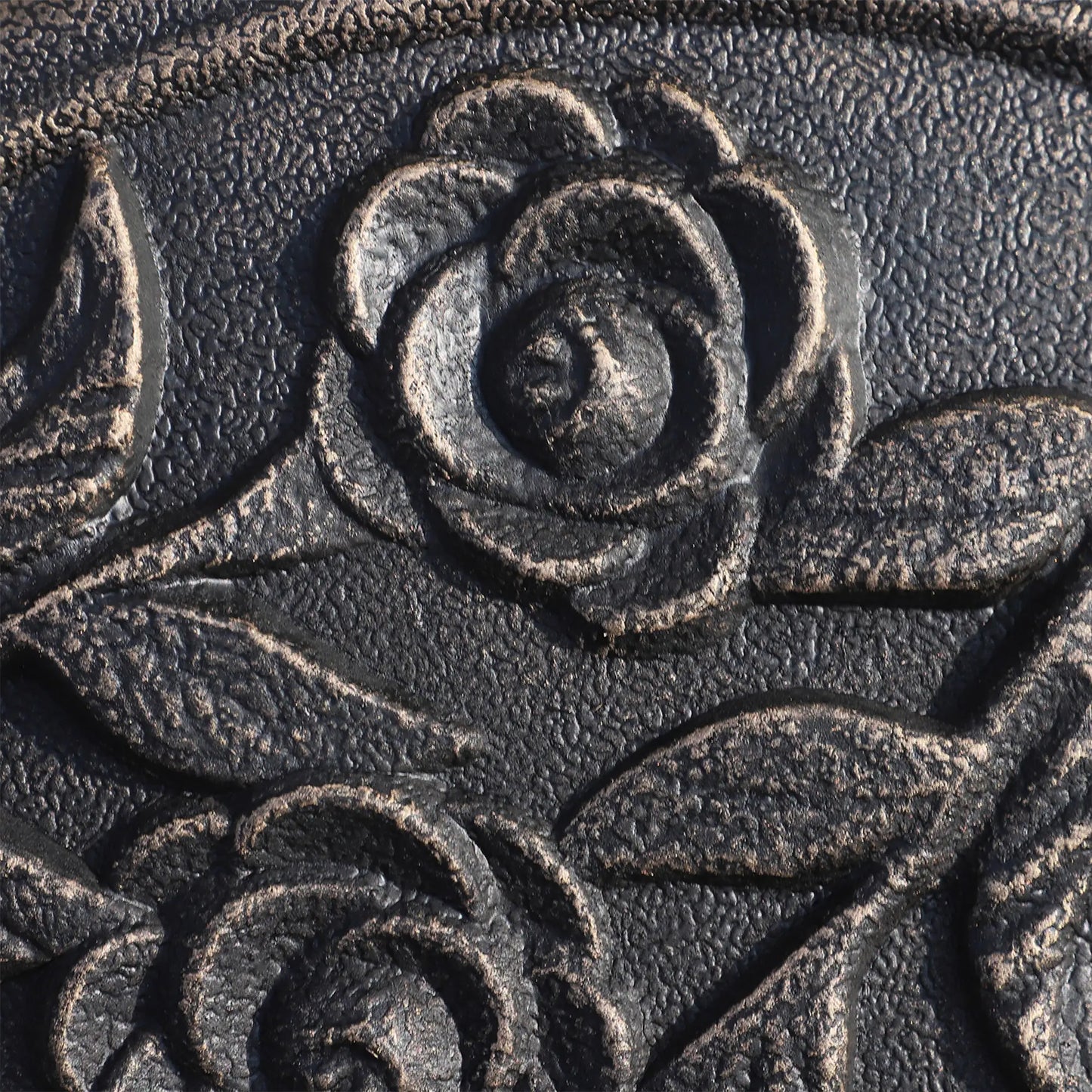 18” Round Patio Umbrella Base, Cast Stone Resin, Bronze Umbrella Bases at Gallery Canada