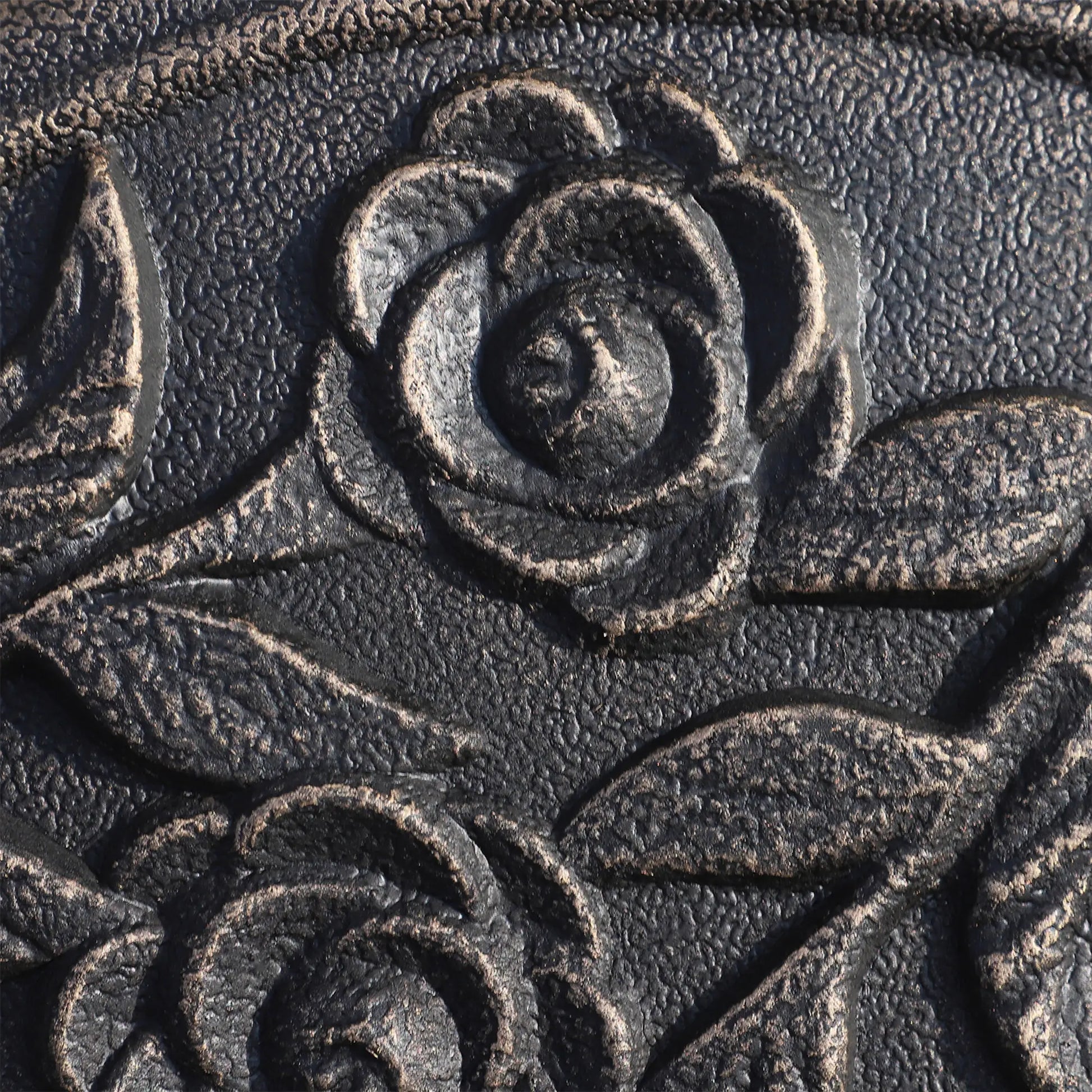 18” Round Patio Umbrella Base, Cast Stone Resin, Bronze Umbrella Bases at Gallery Canada