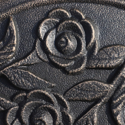 18” Round Patio Umbrella Base, Cast Stone Resin, Bronze Umbrella Bases at Gallery Canada