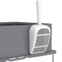 Stainless Steel Sifting Litter Box With Scoop And 10 Pads Cat Litter Box Enclosures at Gallery Canada