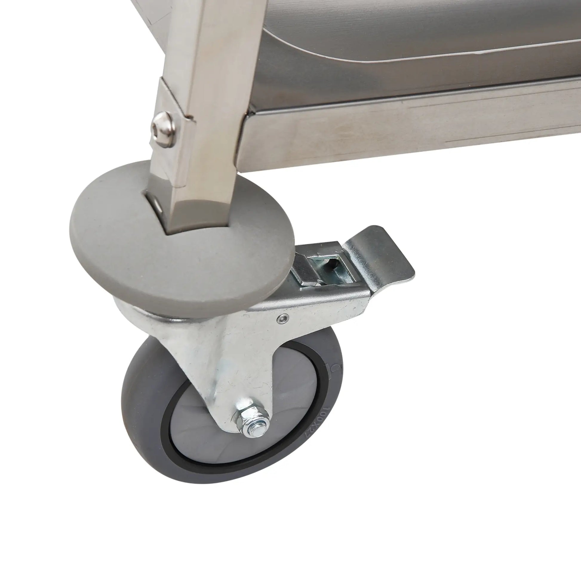 33" 3-Tier Kitchen Trolley, Stainless Steel, Wheeled Storage Cart, 330LBS Kitchen Islands & Kitchen Carts at Gallery Canada