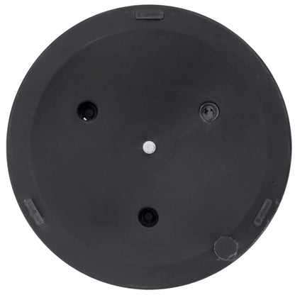 Round Cement Patio Umbrella Base Stand, Fits Φ1.4", Φ1.5", Φ2" Pole, Black Umbrella Bases at Gallery Canada