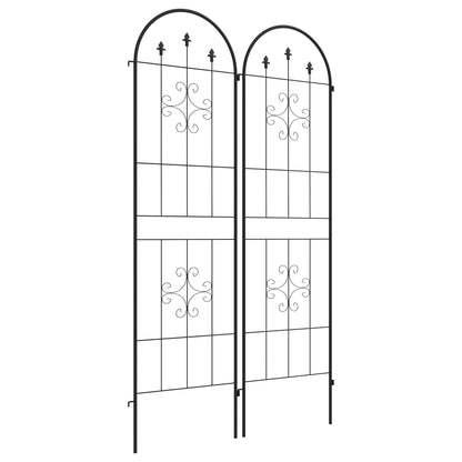 Metal Trellis Set of 2, Garden Support Frames, Arrow Design Plant Stands at Gallery Canada