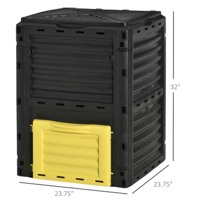 Large Outdoor Compost Bin, 80 Gallon, Fast Soil Creation, Yellow Outdoor Compost Bin at Gallery Canada