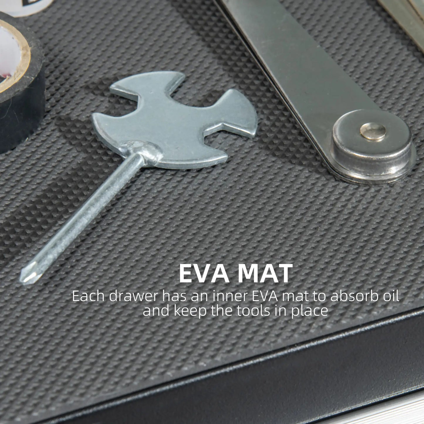 2-Drawer Rolling Tool Chest, Metal Cabinet, Black Tool Organizers at Gallery Canada